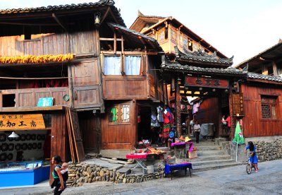 Xijiang Miao Village - Street Scene