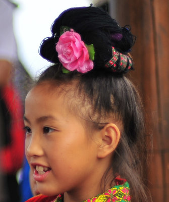 Miao girl in Xijiang
