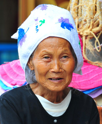 Xijiang Miao shoe vendor