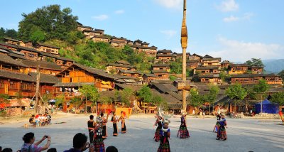 Xijiang Miao Village - Evening performance