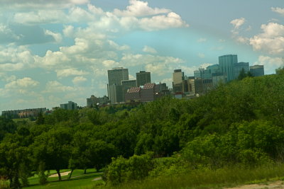 Edmonton downtown skyline