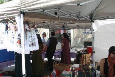 The Hutterite's booth