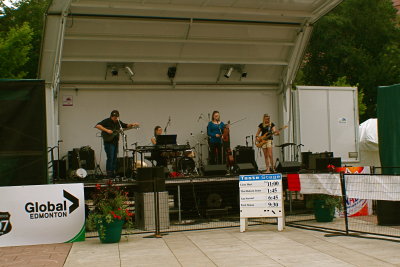 Band stage at Taste of Edmonton