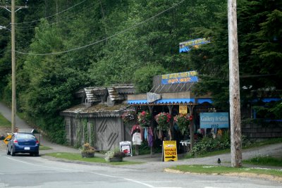 Lots of interesting little shops along the road to Ucluelet