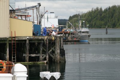 Coffee Break time on the dock