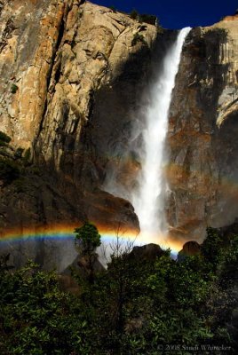 Bridal Veil Falls, All Dressed Up with a Rainbow