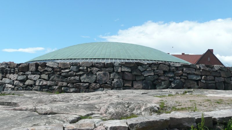 Cupper Cupola of the Temppeliaukio Rock Chuch, Helsinki