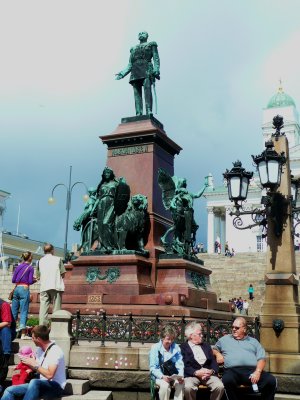 Alexander II on Senate Square, Helsinki