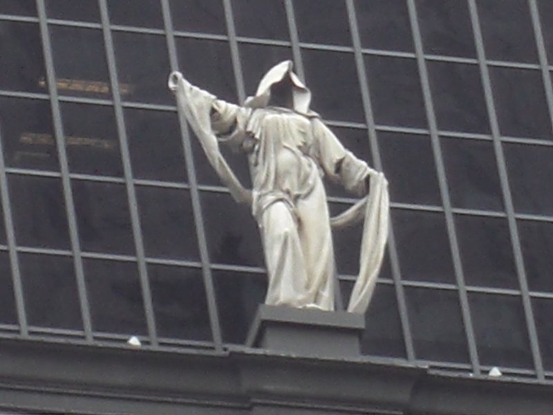 Extreme (digital range) Telephoto, Faceless Figure, The Financial District