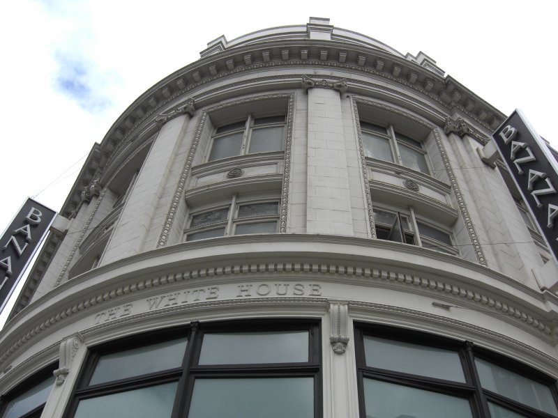 Sutter St., The old White House, now Banana Republic,