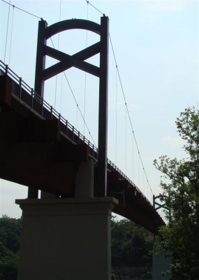 New pedestrian bridge over the Cumberland River