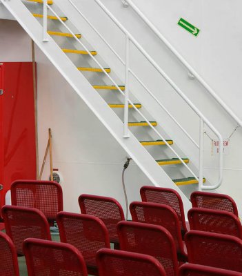 Ferry stairs and seats