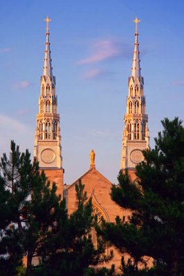 Twin Spires At Sunset 16084