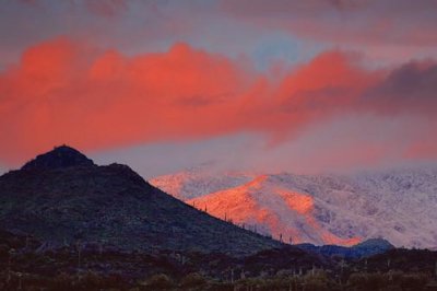 Mountain Clouds At Sunset 81923