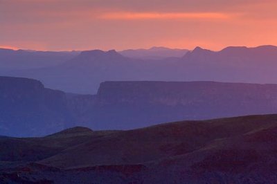 Big Bend At Sunset 7622