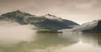 Misty morning at the Mendenhall