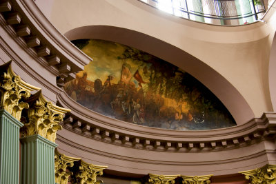 Detail Inside the Old Courthouse Dome