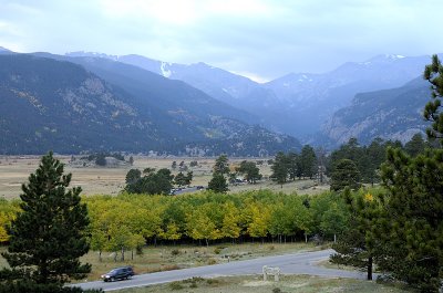 The Rockies at dusk