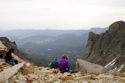 Lunch View at the end of Tyndall Glacier