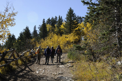 Getting closer to the Kiwanis cabin