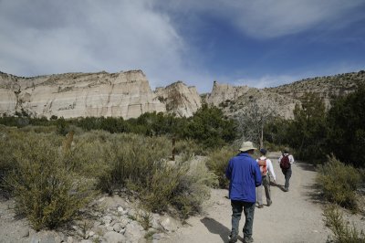 Starting the trail