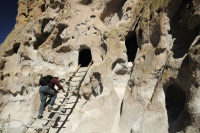 Ladder to the Cave Dwellings