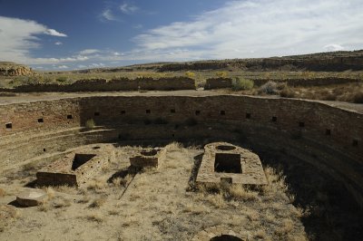 Chetro Ketl Pueblo Remains - Giant Kiva