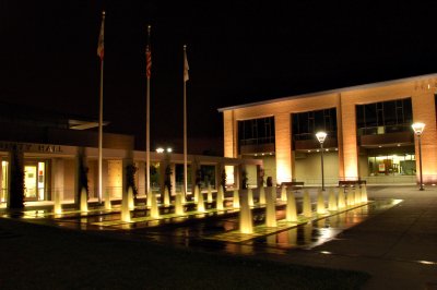 Fountains at the Cupertino City Hall