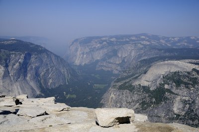 Yosemite Valley from the top of Half Dome