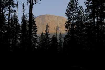 The Backside of Half Dome at Sunrise