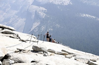 Heading down the Cables