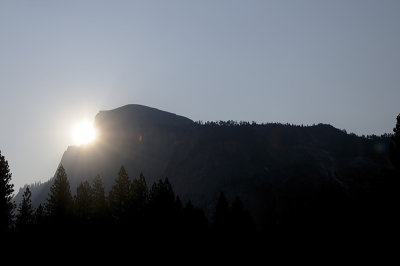 A Half Dome Sunrise