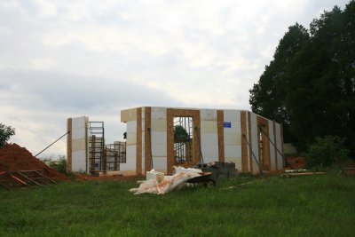 The framing is almost finished