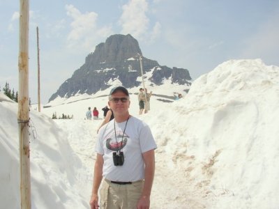 P1010047 Scott on Logan Pass in Snow.JPG