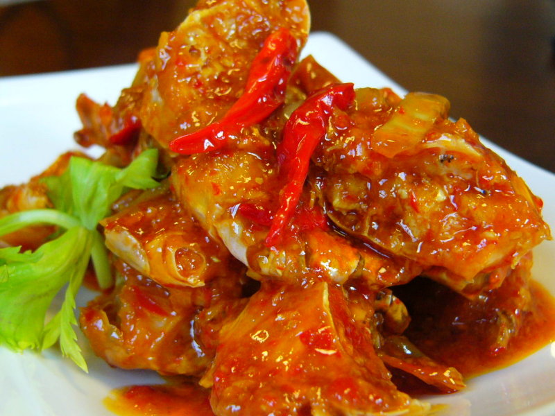 Kepiting Pedas Asam Mangga