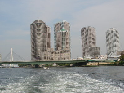 Sumida River Cruise - nice to see Tokyo from the water