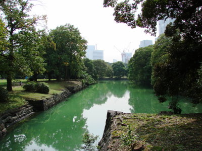 Hama-Rikyu Garden - a canal inside
