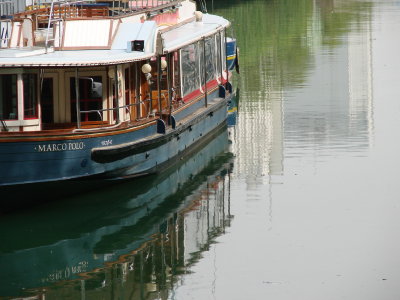 Sumida River - parking place for boat