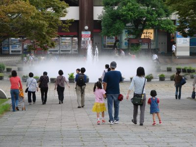 A Family back from the Sea Life Park
