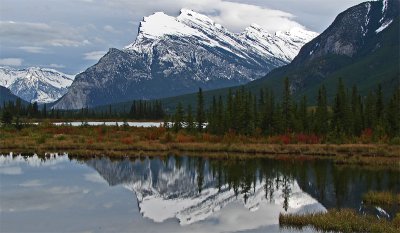 Mount Rundle and Vermilion Lakes