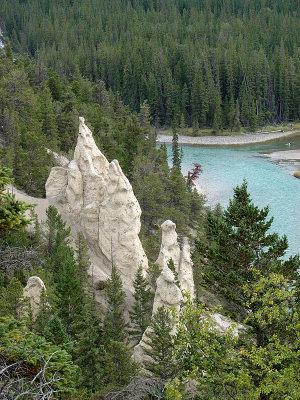Hoodoos and the Bow River