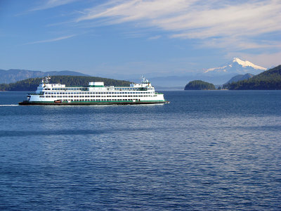 Washington State Ferry and Mt. Baker