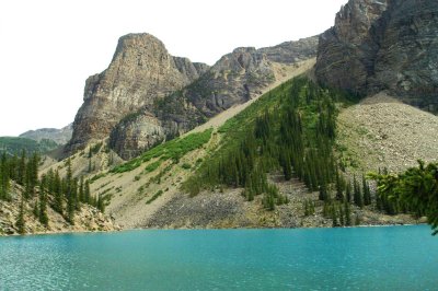 The Tower of Babel at Moraine Lake