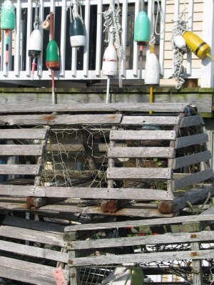 Lobster Traps and Buoys 1