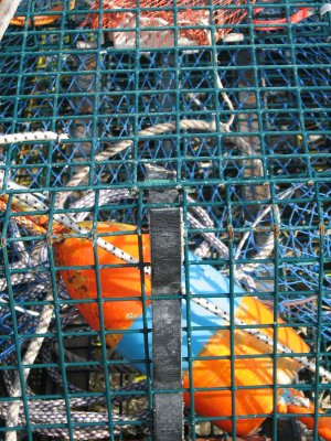 Lobster Traps and Buoys 2