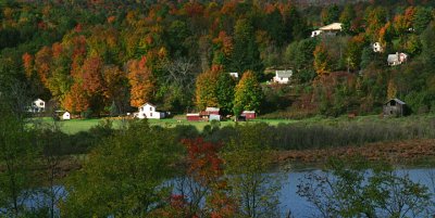 across the valley, central NY