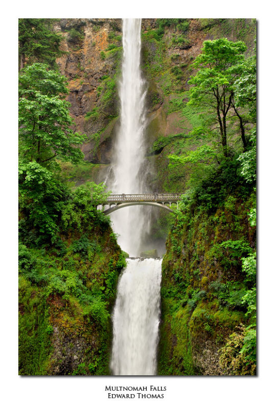 Multnomah Falls in Spring