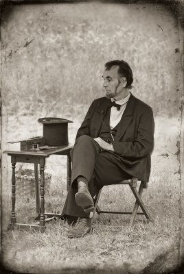 Fritz Klein as Abraham Lincoln