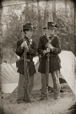 Soldiers of the 2nd Wisconsin Vol. Infantry Regiment