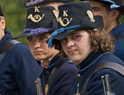 Soldiers of the 2nd Wisconsin Vol. Infantry Regiment